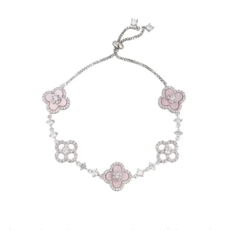 Cherry blossom stainless steel bracelets