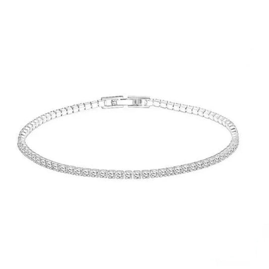 Silver/Rose Gold 18CM Tennis Bracelets